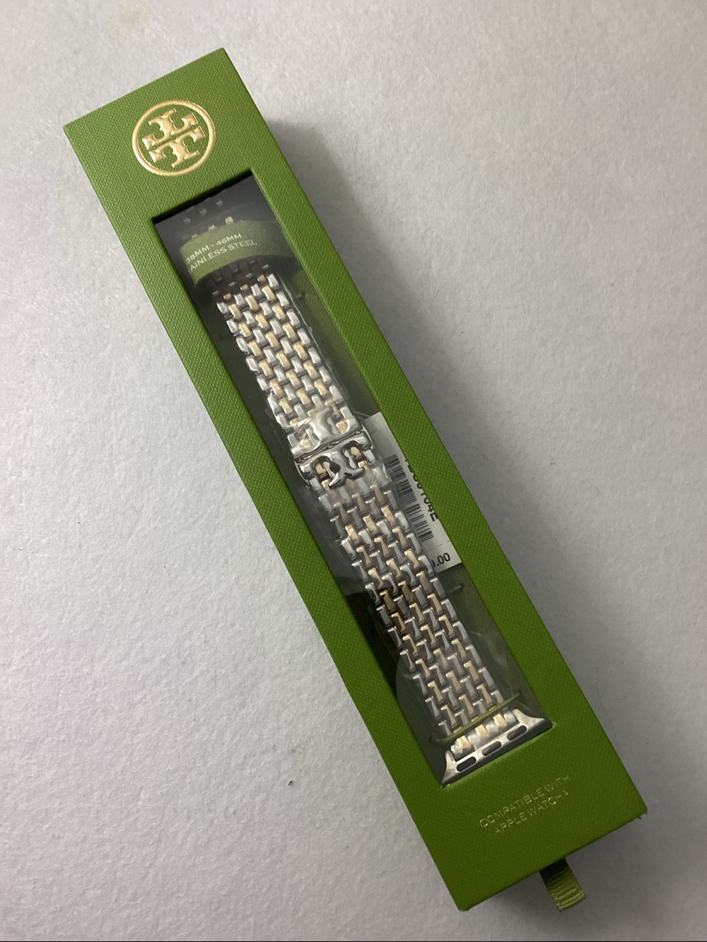 Tory Burch Two-Tone Stainless Steel Bracelet For Apple Watch® 38mm-46mm